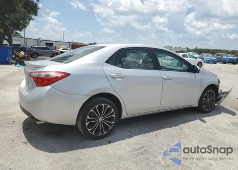 2016 Toyota Corolla L из США, поврежденный, VIN 2T1BURHEXGC588071